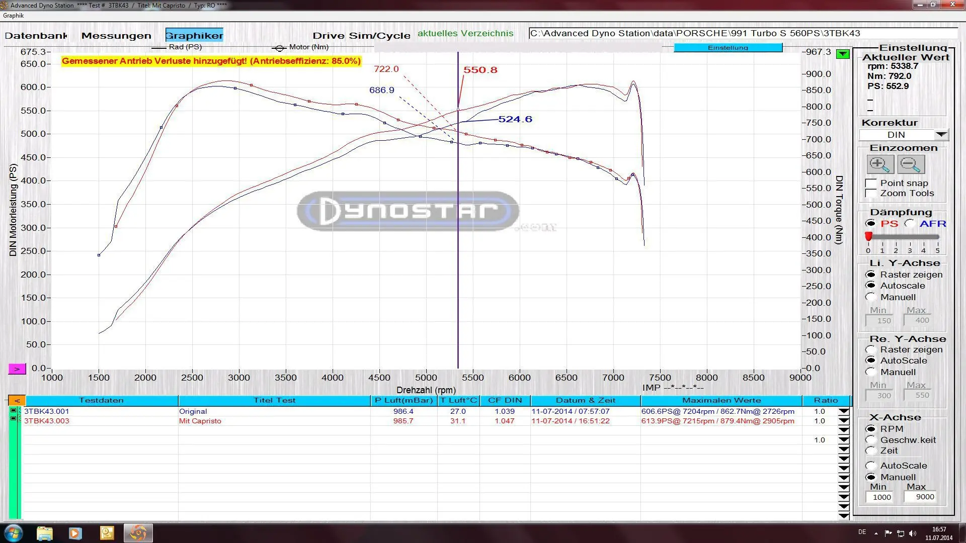 Capristo Komplettanlage ECE für Porsche 991 Turbo 