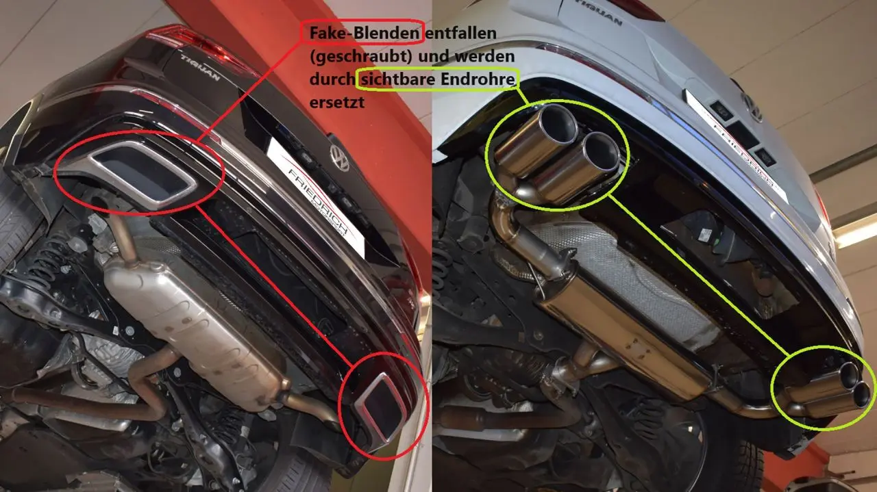  Friedrich Motorsport Duplex-Endschalldämpfer VW TiguanBild