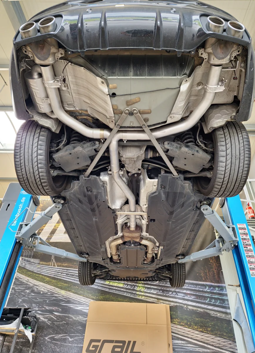 Grail Komplettanlage Mercedes AMG C43 205 3 Zoll ECE