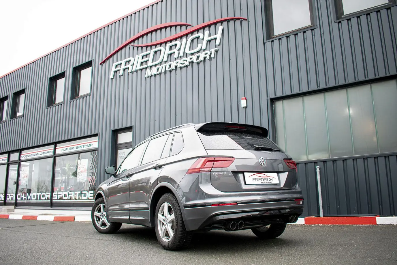 Friedrich Motorsport Duplex-Sportendschalldämpfer VW Tiguan II Frontantrieb 