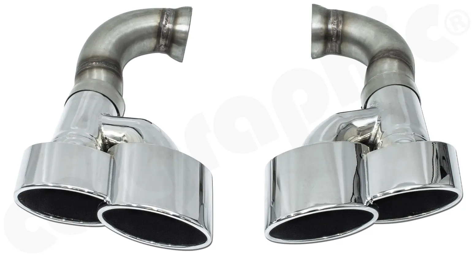 CARGRAPHIC Sport Endrohrsatz für Porsche Cayenne 