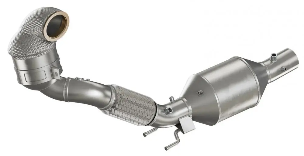 HJS 76mm ECE Downpipe für VAG