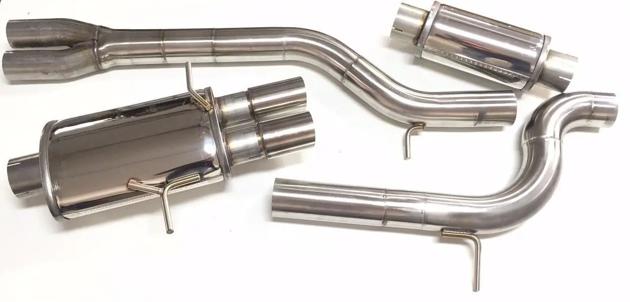Zinram 76,1mm 3" Abgasanlage Audi S4 RS4 B5 mit Materialgutachten