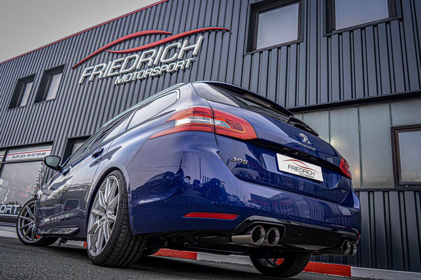 Friedrich Motorsport 76mm Duplex-Anlage Peugeot 308 SW