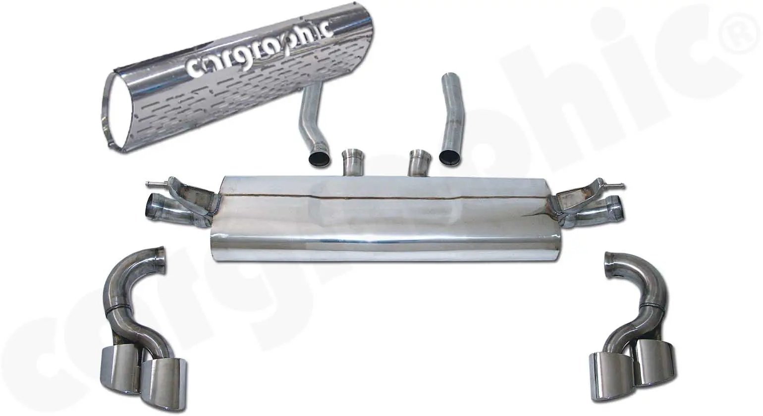 CARGRAPHIC Sportauspuff für Porsche Cayenne 957 kaufen