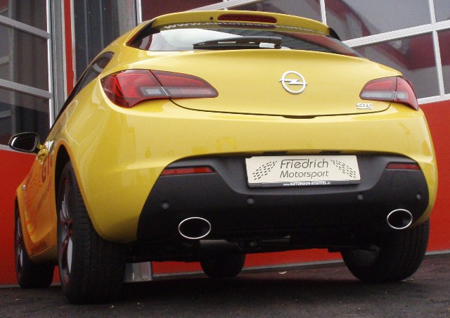 Friedrich Motorsport Duplexanlage Opel Astra J GTC 