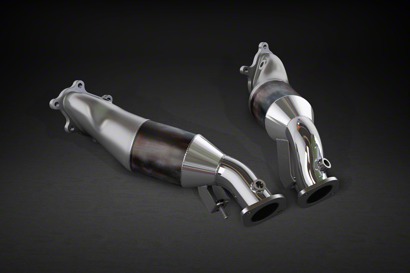 Capristo Downpipes mit 100 Zellen Sportkat für Nissan GT-R R35