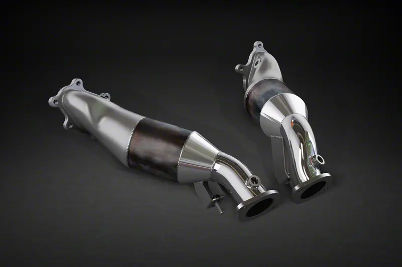 Capristo Downpipes mit 100 Zellen Sportkat für Nissan GT-R R35