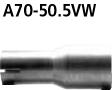 Bastuck Sportauspuff Audi A3 8V 2x76mm 20° schräg