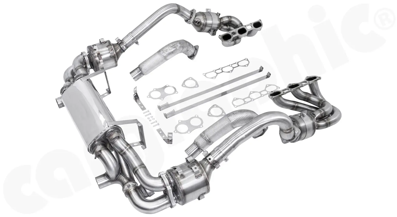 CARGRAPHIC Motorsport Auspuff für Porsche 718 GTS Bild