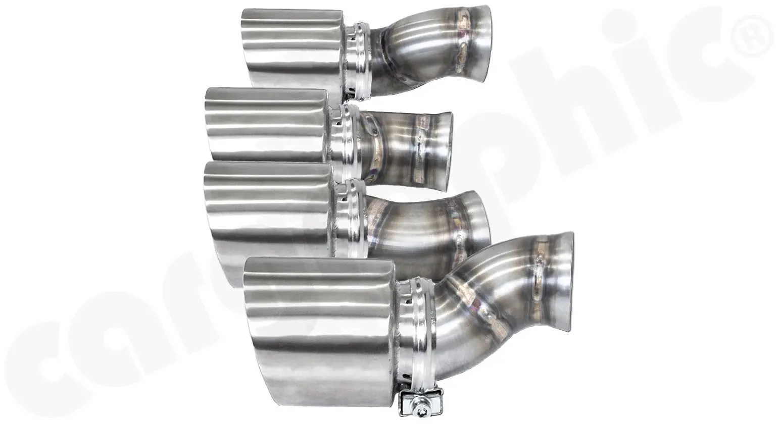 CARGRAPHIC Doppelendrohrsatz für Porsche Panamera 970.1 Bild