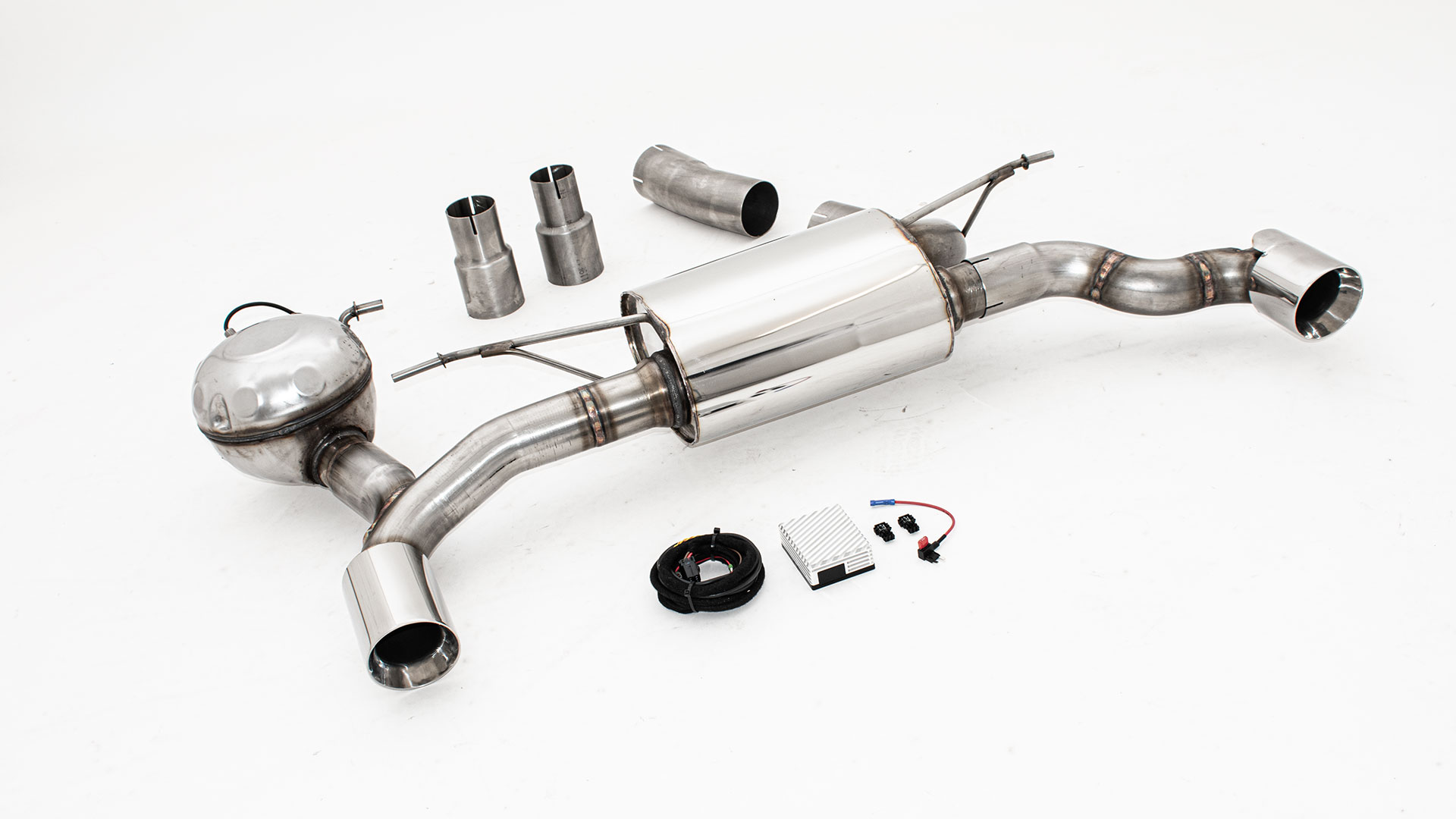 StreetBeast 76mm Duplex-Endschalldämpfer mit Soundgenerator 