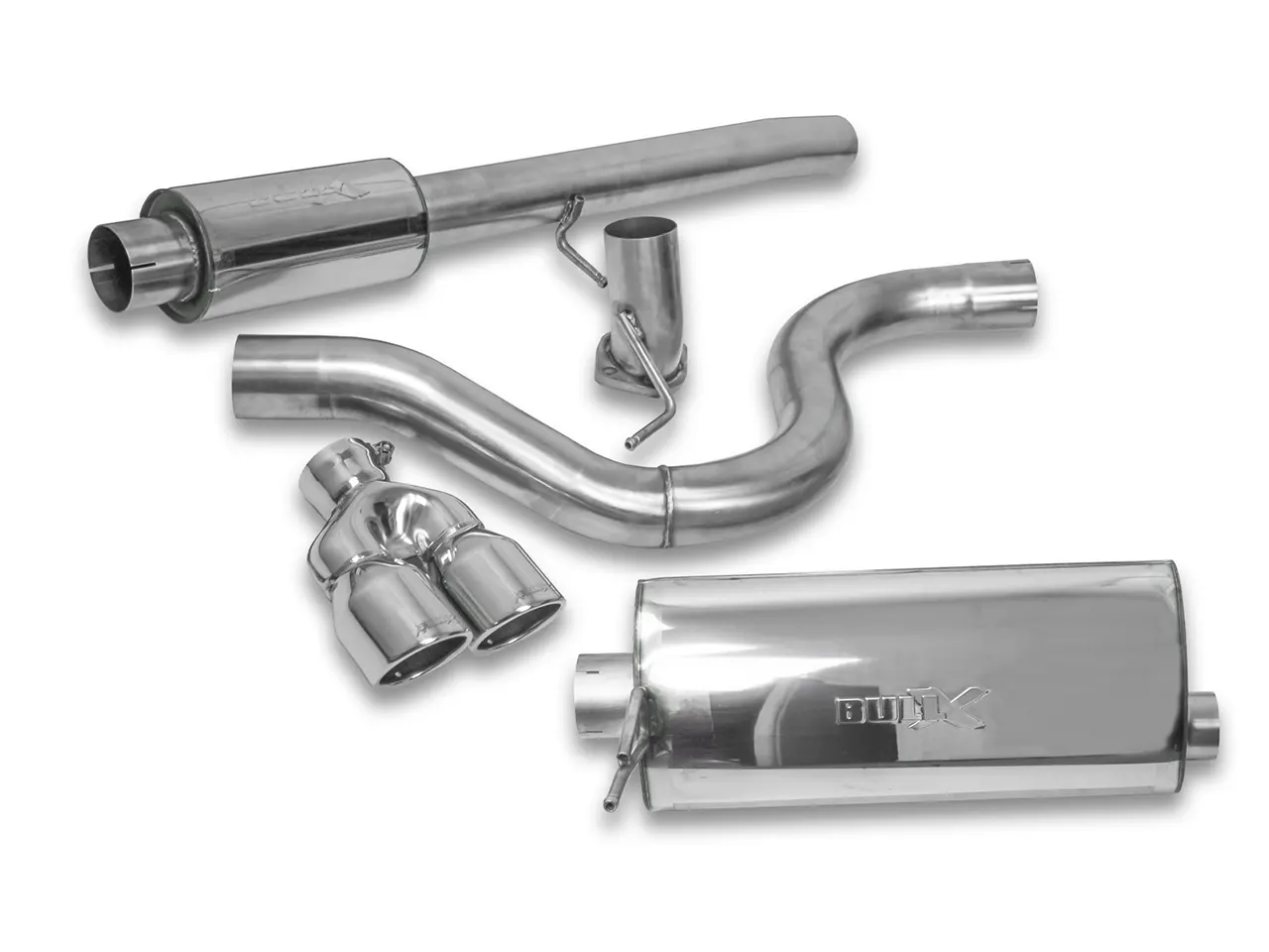 Bull-X ECE Abgasanlage 3 Zoll für Ford Fiesta ST180