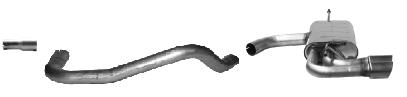 Bastuck Sportauspuff Seat Leon 5F 2x76mm 