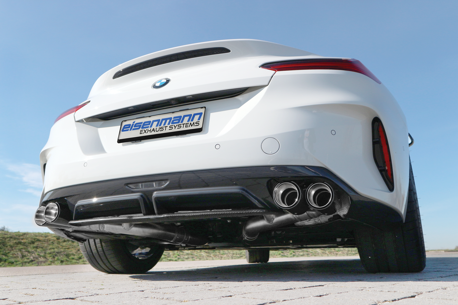 Eisenmann Endschalldämpfer für BMW G29 Z4 M40i 4x90mm EG-Gutachten