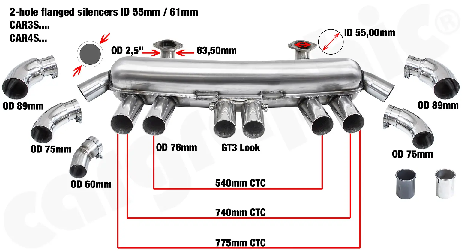 CARGRAPHIC Sportabgasanlage für Porsche 911 G-Modell Anleitung