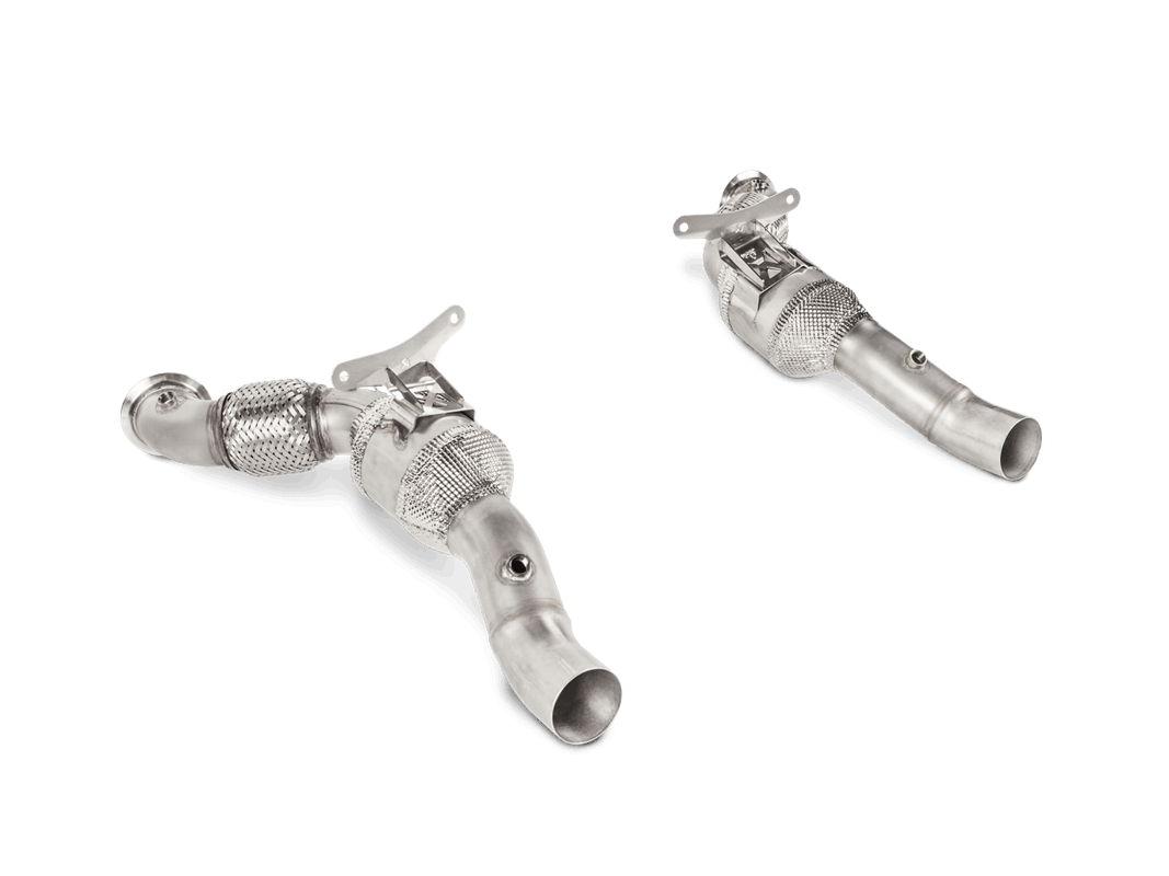 Akrapovic Link Pipe Set w/o Cat (SS) für Ferrari 488