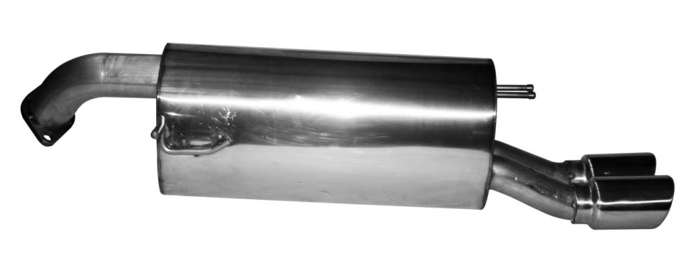 Bastuck Sportauspuff Kia Rio III UB 2x76mm schräg 