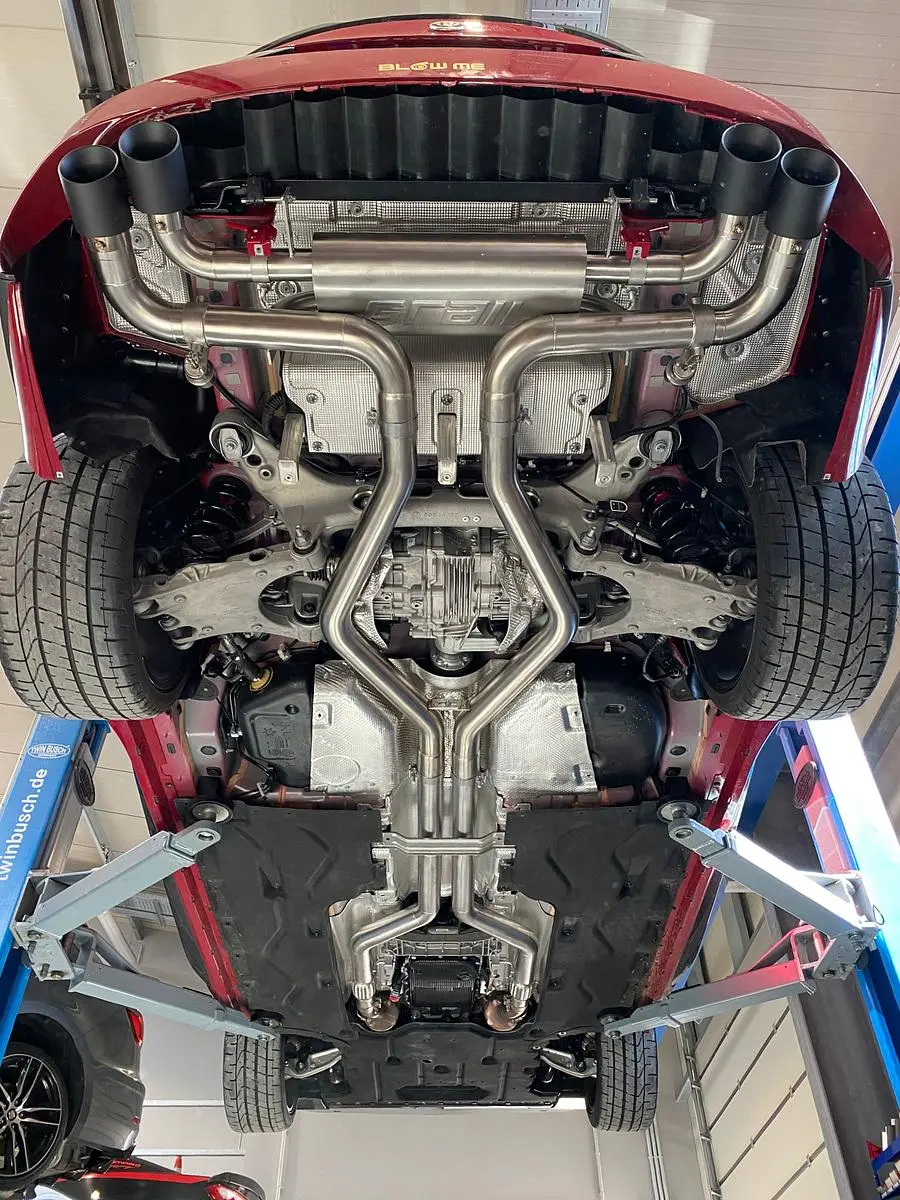 GRAIL Komplettanlage Alfa Romeo Giulia Quadrifoglio 3 Zoll ECE
