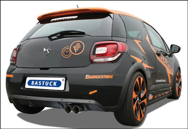 Bastuck Sportauspuff Citroen DS3 2x85mm Race-Look Foto