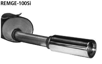 Bastuck Sportauspuff für Renault Mégane I Grandtour Typ KA 1x100mm, gerade