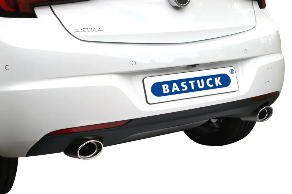 Bastuck Sportauspuff Opel Astra K 2x 120x80mm oval Bild