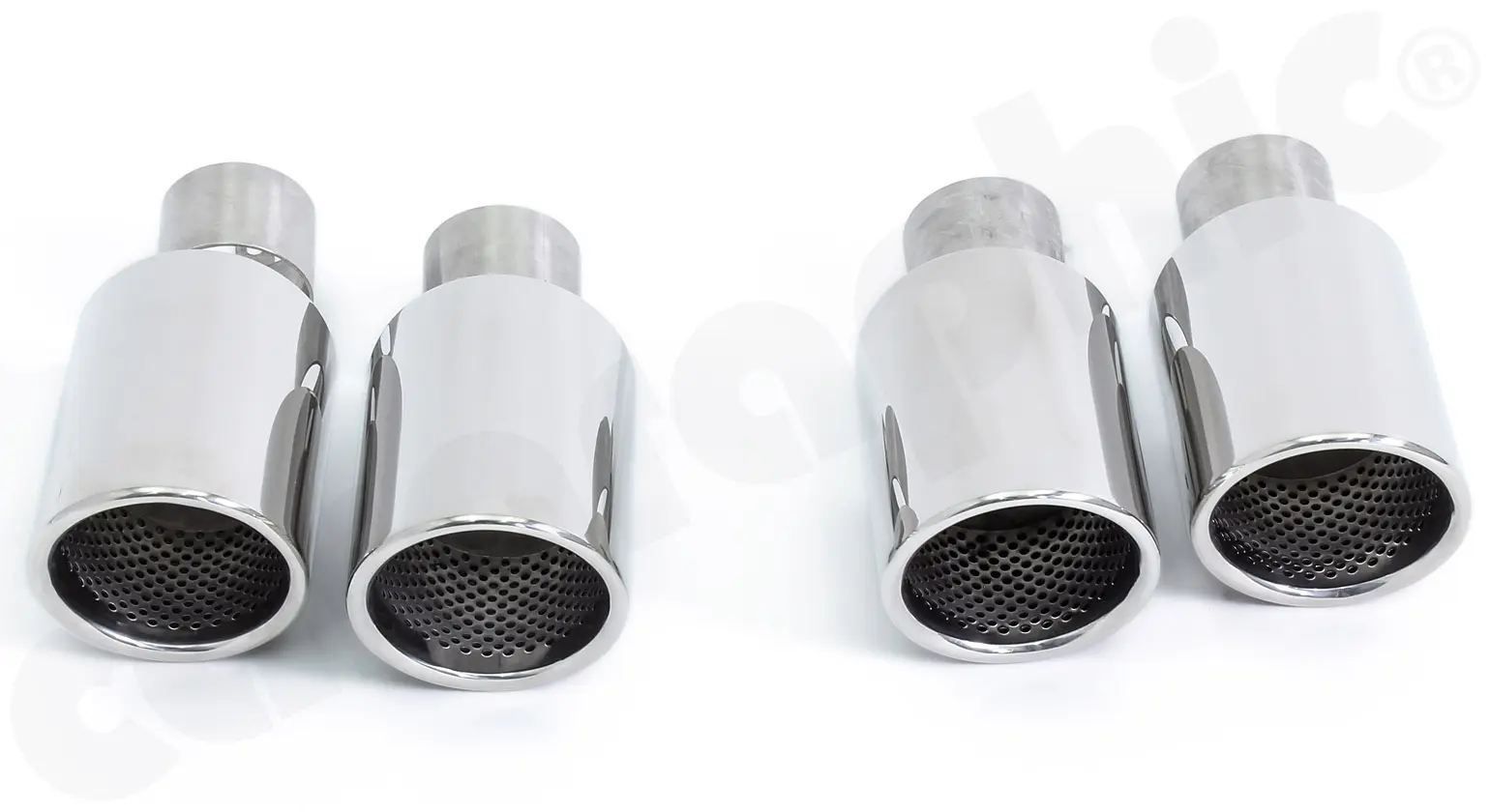 CARGRAPHIC Doppelendrohrsatz für Porsche Panamera 971 