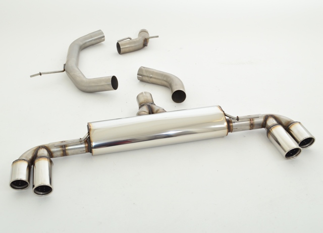 Friedrich Motorsport 76mm Duplex-Anlage Audi TT 8J Frontantrieb