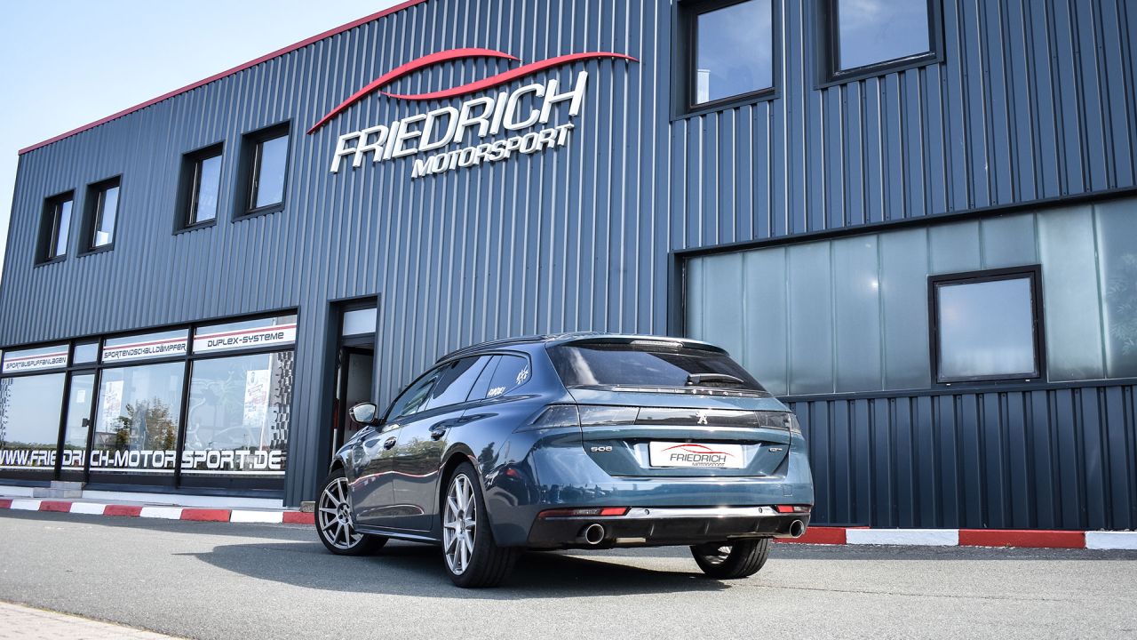 Friedrich Motorsport 76mm Duplex-Anlage Peugeot 508 II SW GT 