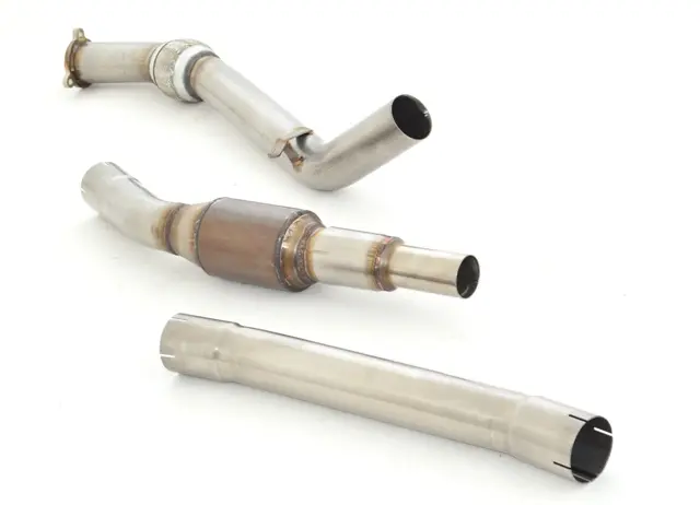 Friedrich Motorsport 70mm Downpipe mit 200 Zellen Sport-Kat. Edelstahl 