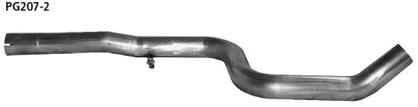 Bastuck Verbindungsrohr für Citroen DS3 Racing hinten 