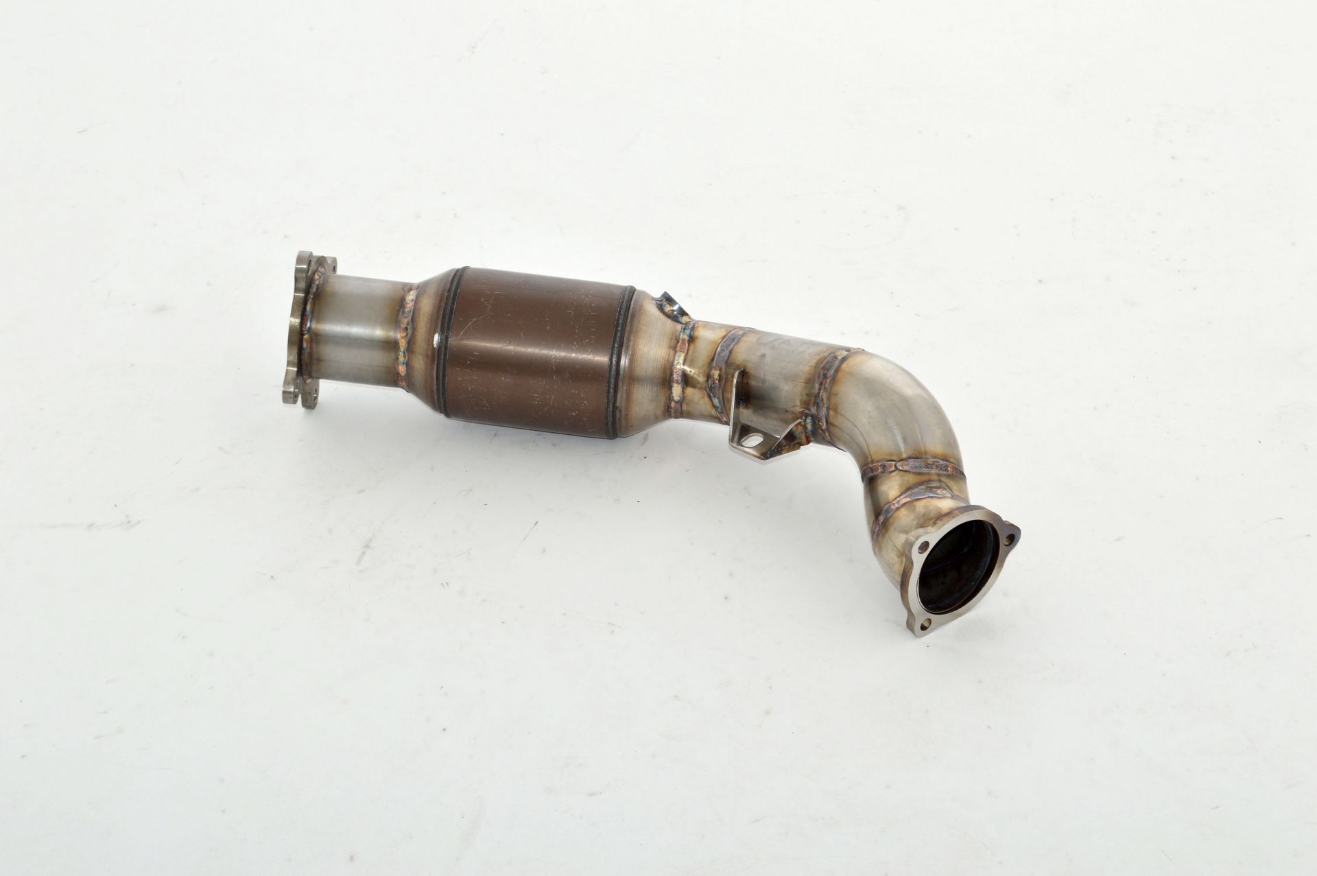 Friedrich Motorsport 76mm Downpipe mit 200 Zellen Sport-Kat. Edelstahl 