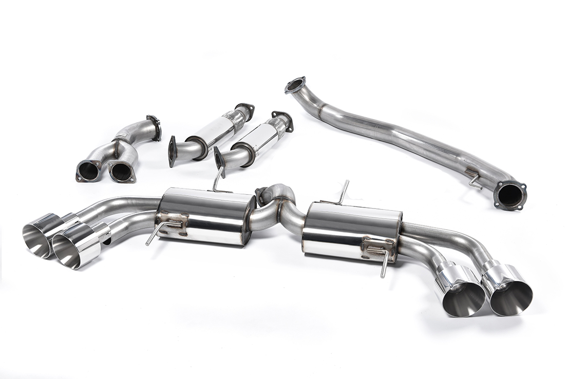 Milltek Komplettanlage 90mm (non-resonated) für Nissan GT-R R35