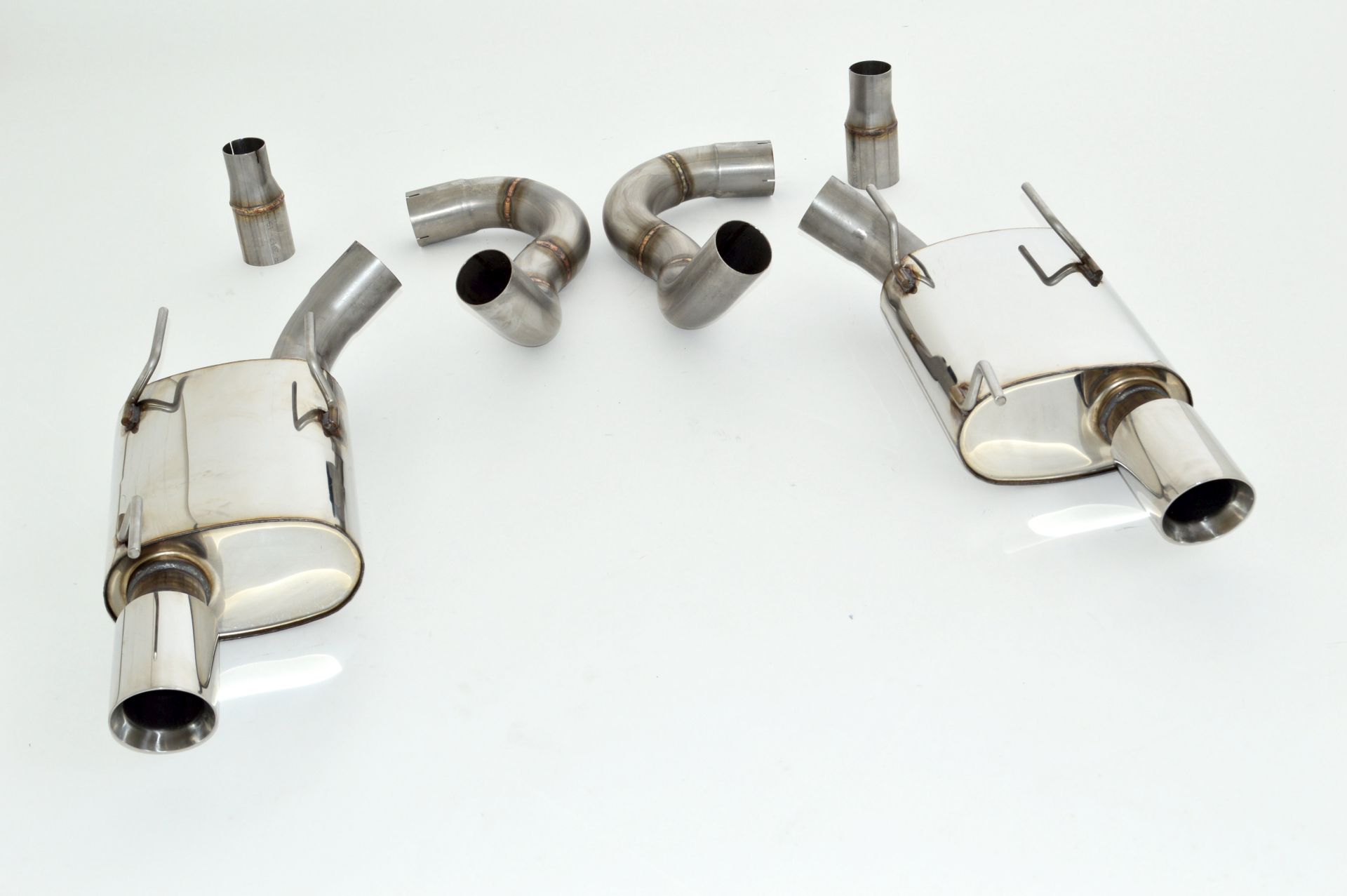Friedrich Motorsport 76mm Duplex-Sportendschalldämpfer Ford Mustang 5 Facelift (S197)
