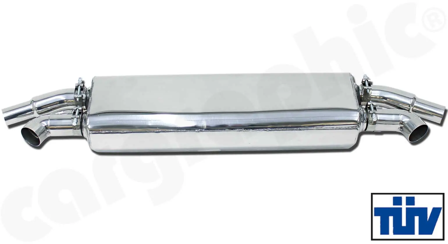 CARGRAPHIC Sportendschalldämpfer für Porsche 991 Turbo Foto