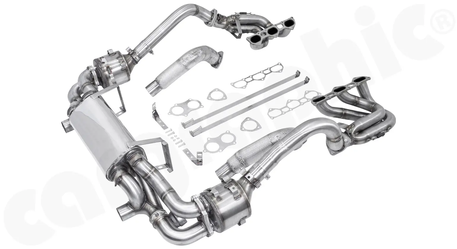 CARGRAPHIC Motorsport-Auspuff für Porsche 718 Bild