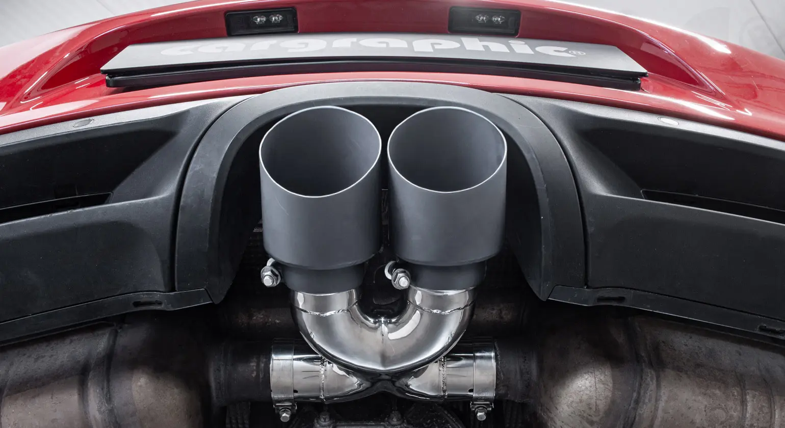 CARGRAPHIC Sport Endrohr für Porsche 718 