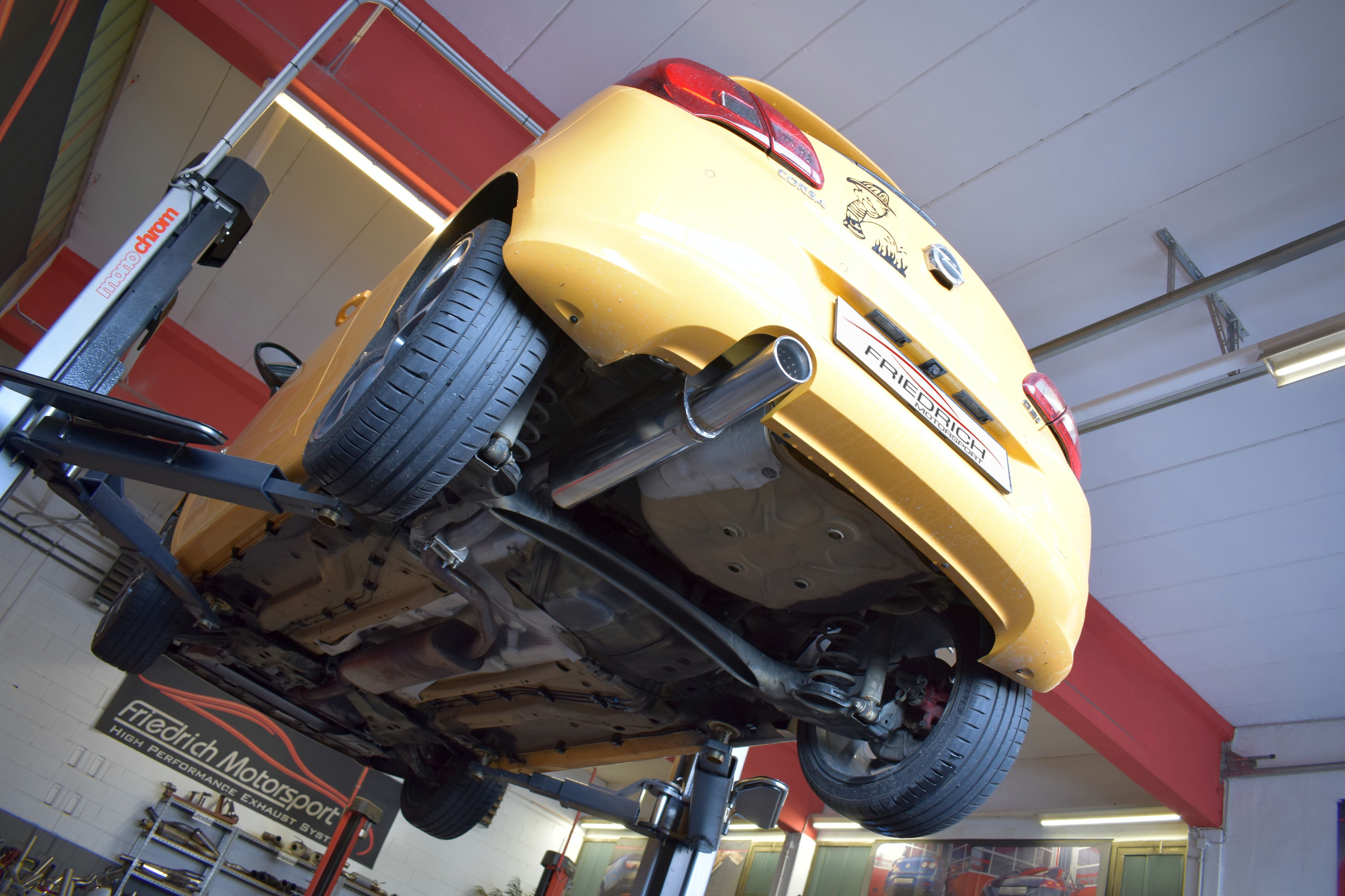 Sportendschalldämpfer Opel Corsa E Friedrich Motorsport