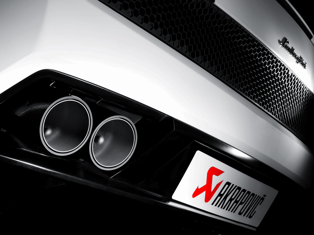 Akrapovic Slip-On Titan für Lamborghini Gallardo 