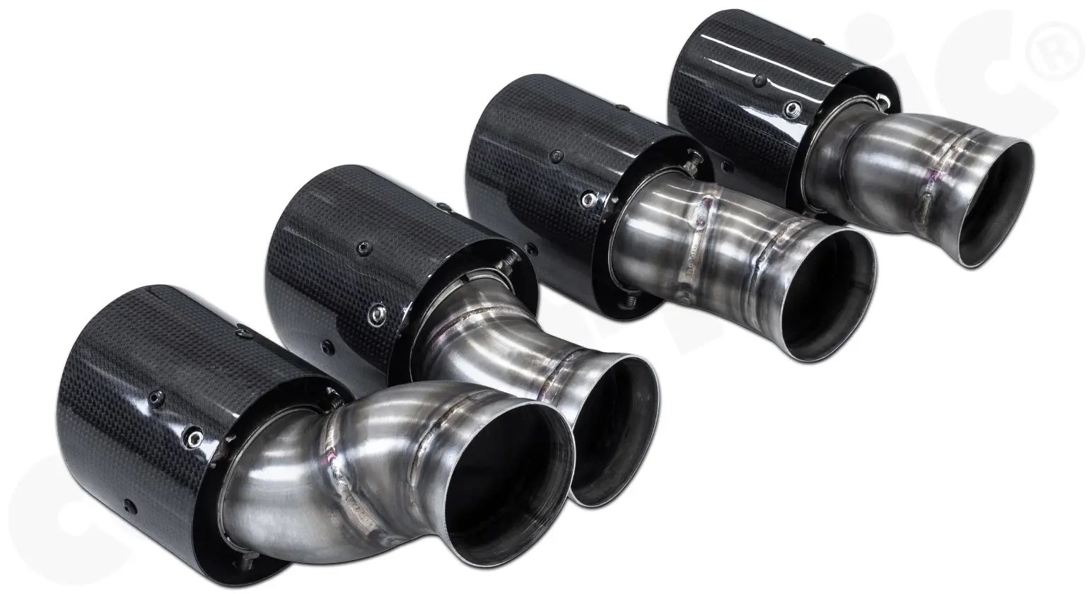 CARGRAPHIC Doppelendrohrsatz für Porsche Panamera günstig