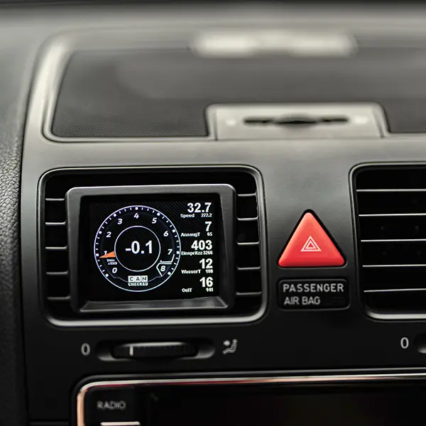 CANchecked Daten-Display VW Golf MK5 MFD28 Gen2 Bild
