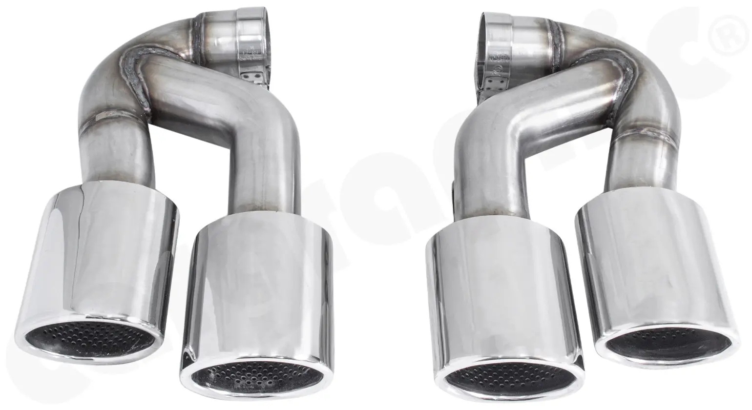 CARGRAPHIC Endrohrsatz für Porsche Cayenne 955 