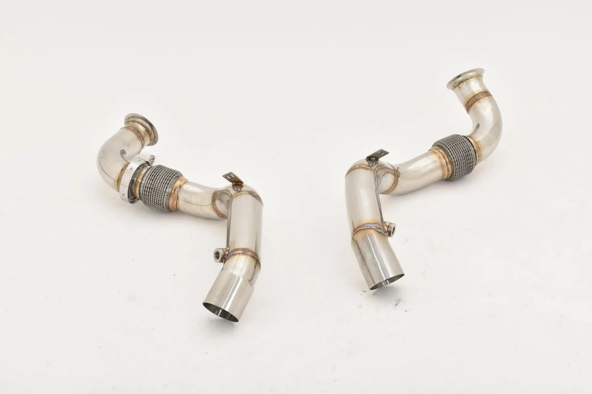 Friedrich Motorsport 76mm Downpipe-Satz Edelstahl 