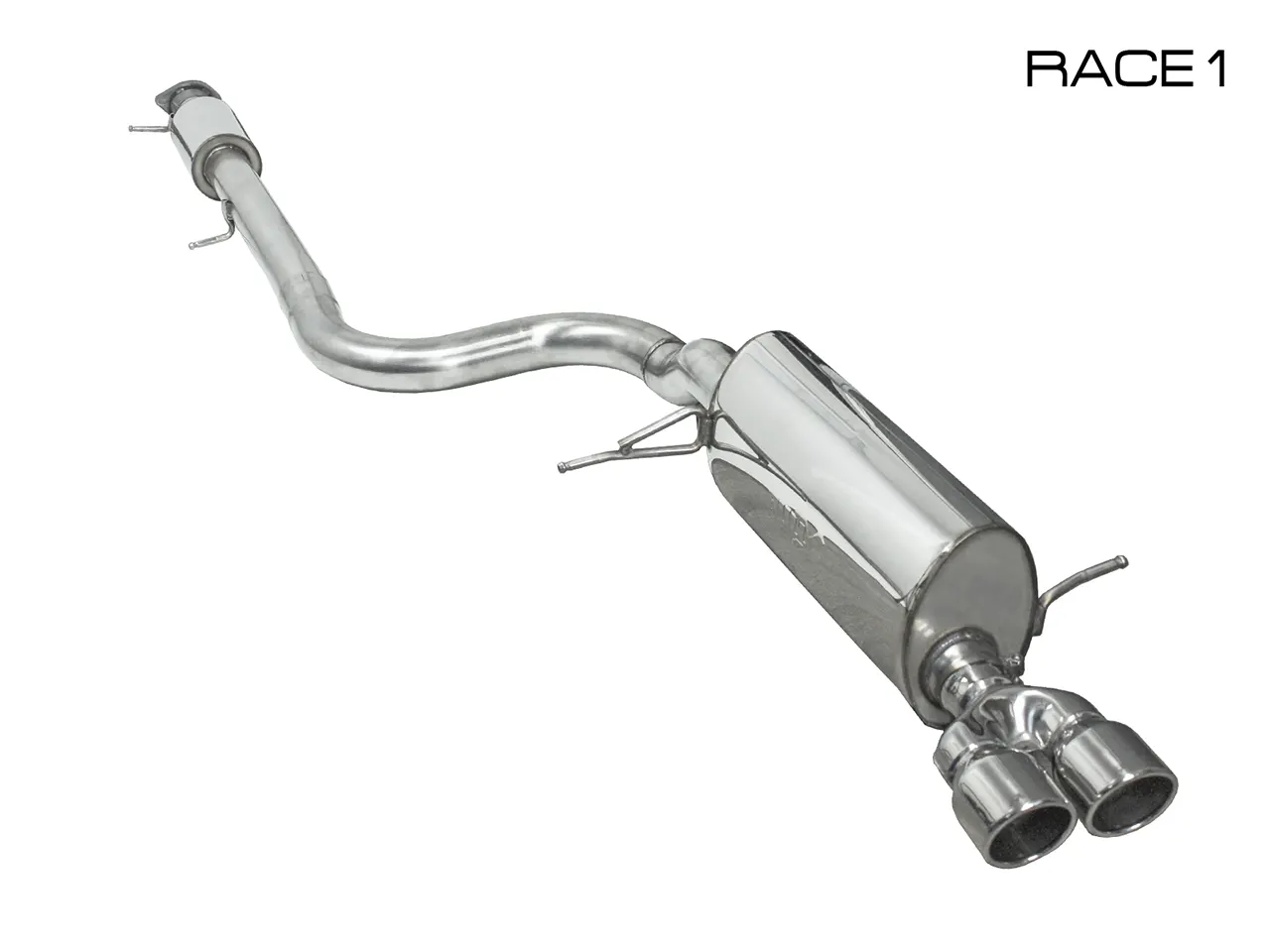 Bull-X Abgasanlage 3 Zoll für Ford Fiesta ST Mk.7