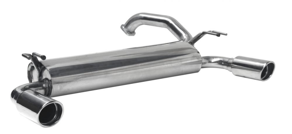 Bastuck Sportauspuff für Suzuki Vitara Typ LY 2x 1x90mm, 20° schräg geschnitten, mit Lippe