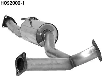 Bastuck Vorschalldämpfer für Honda S2000 