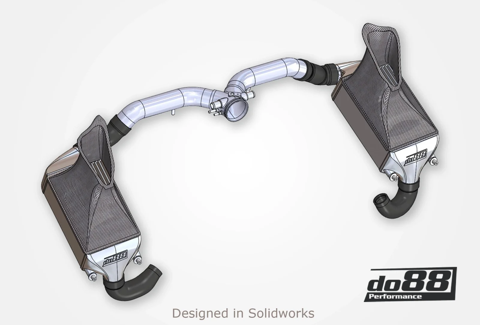 do88 Ladeluftkühler-Kit für Porsche 911 Turbo 997.1 Foto