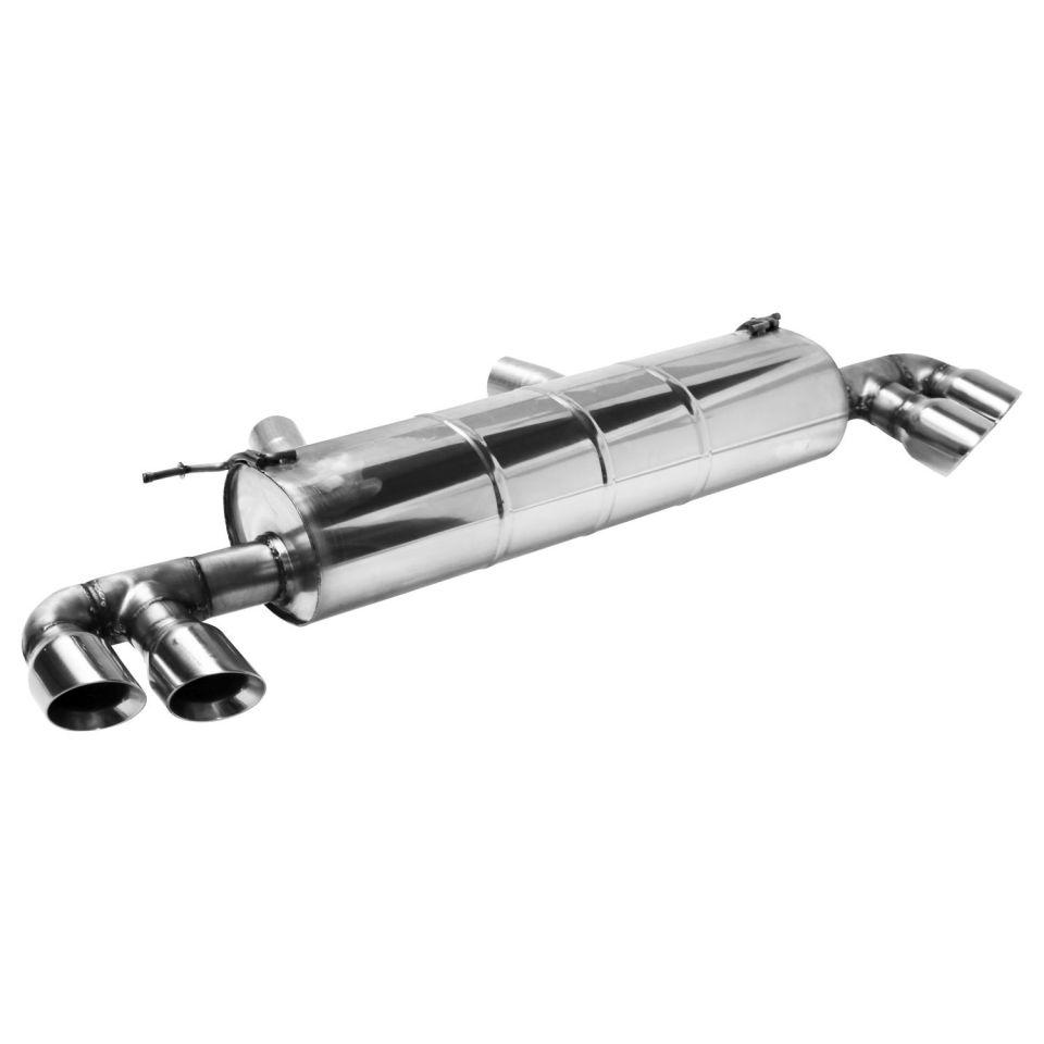 Bastuck Sportauspuff für BMW Z4 Roadster Typ G29 (G4Z) für M-Paket, für Serienabgasklappe 2x 2x90mm 30° schräg geschnitten, Race-Look