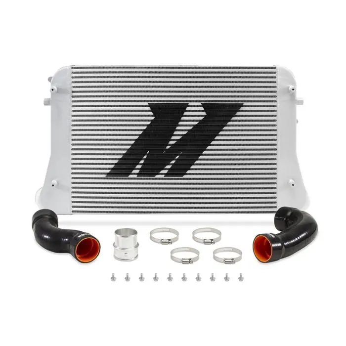 Mishimoto Ladeluftkühler für Volkswagen GTI 06–14 Silber