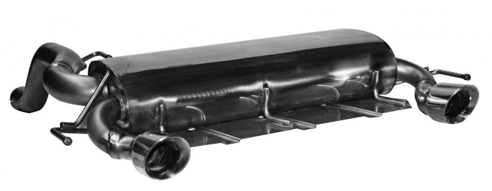 Bastuck Sportauspuff für Opel Corsa D OPC Typ S-D Facelift-Modell ab Baujahr 2011  2x 1x90mm, Race-Look